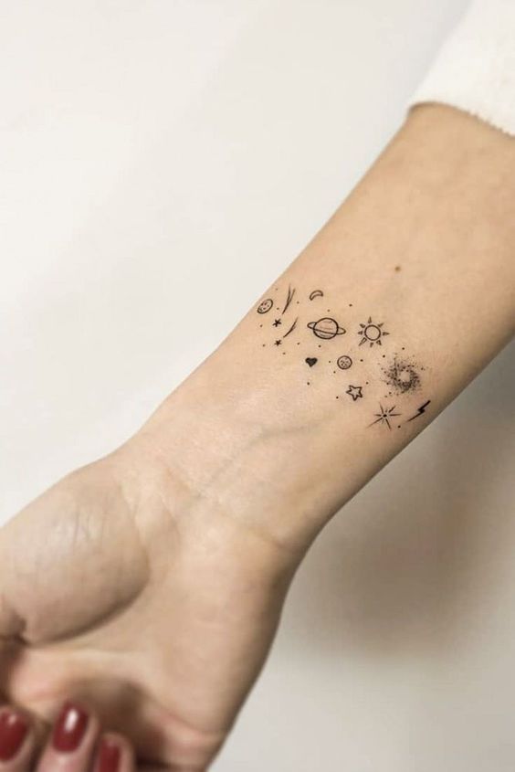tatuaż gwiazda