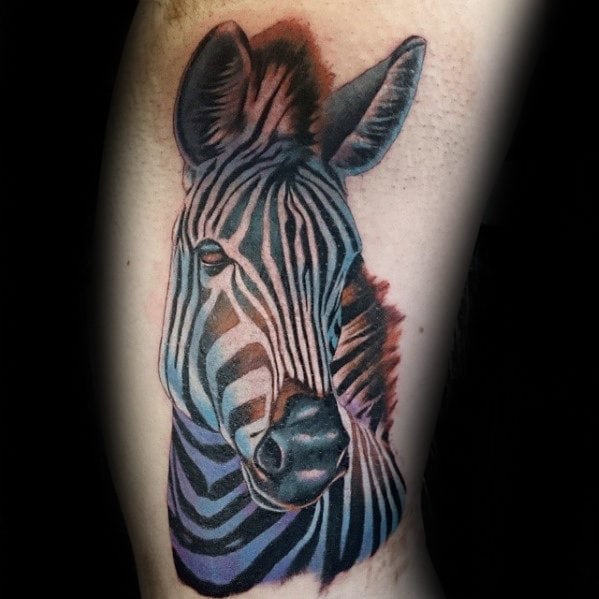 Zebra – wzory tatuażu 5