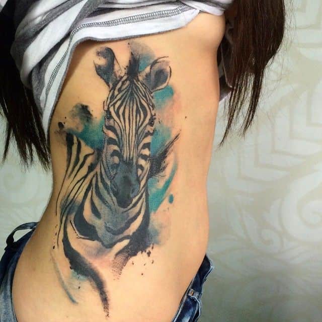 Zebra – wzory tatuażu