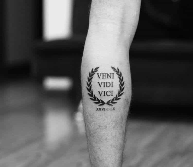 Veni Vidi Vici – wzory tatuażu (3)