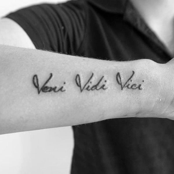 Veni Vidi Vici – wzory tatuażu (4)