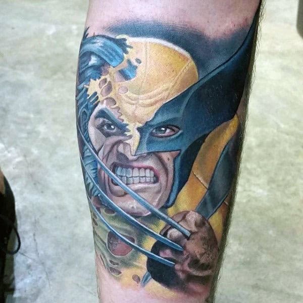 Wolverine na przedramieniu – wzory tatuażu (1)