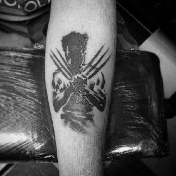 Wolverine na przedramieniu – wzory tatuażu (14)