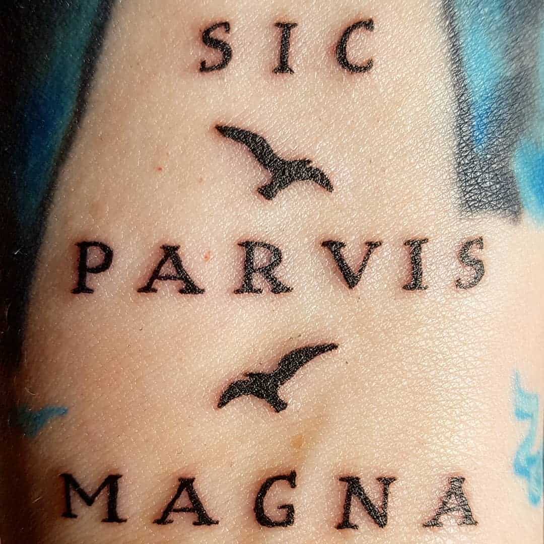 Sic parvis magna – wzory tatuażu (13)