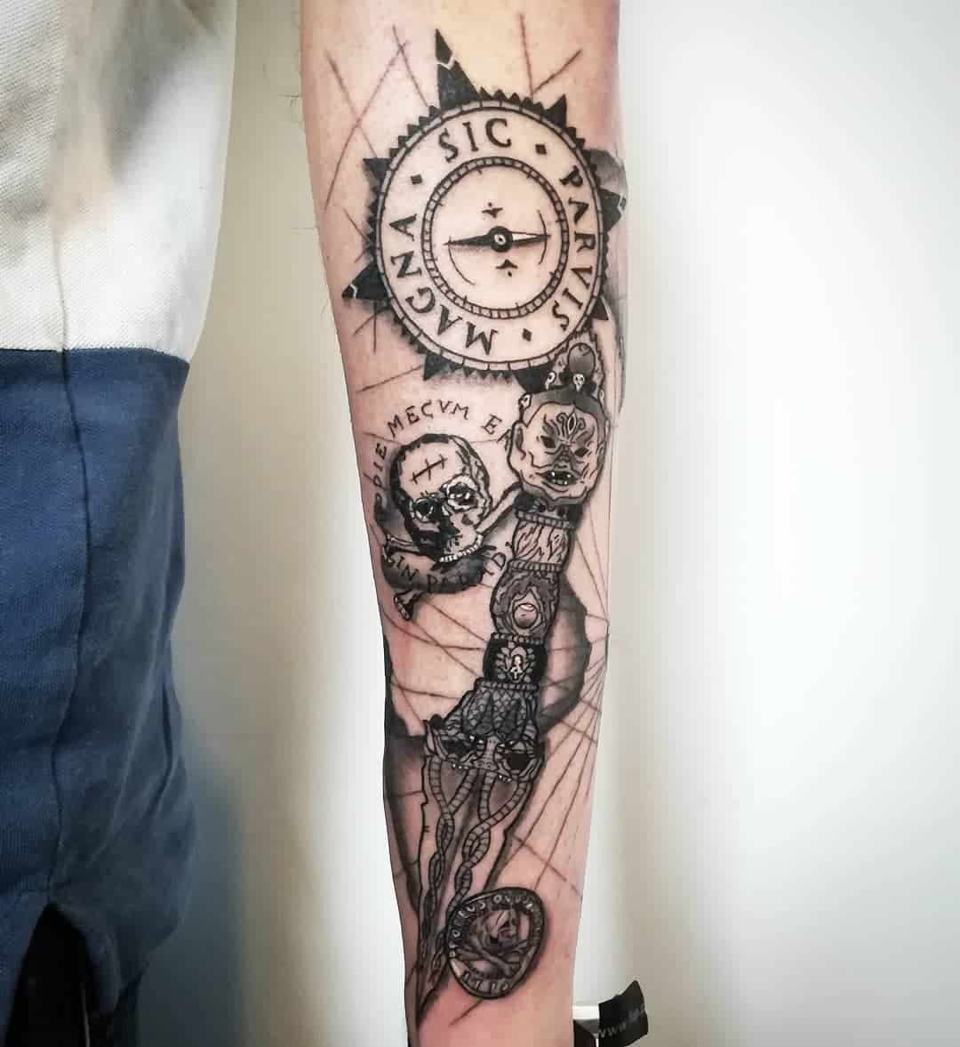 Sic parvis magna – wzory tatuażu (2)