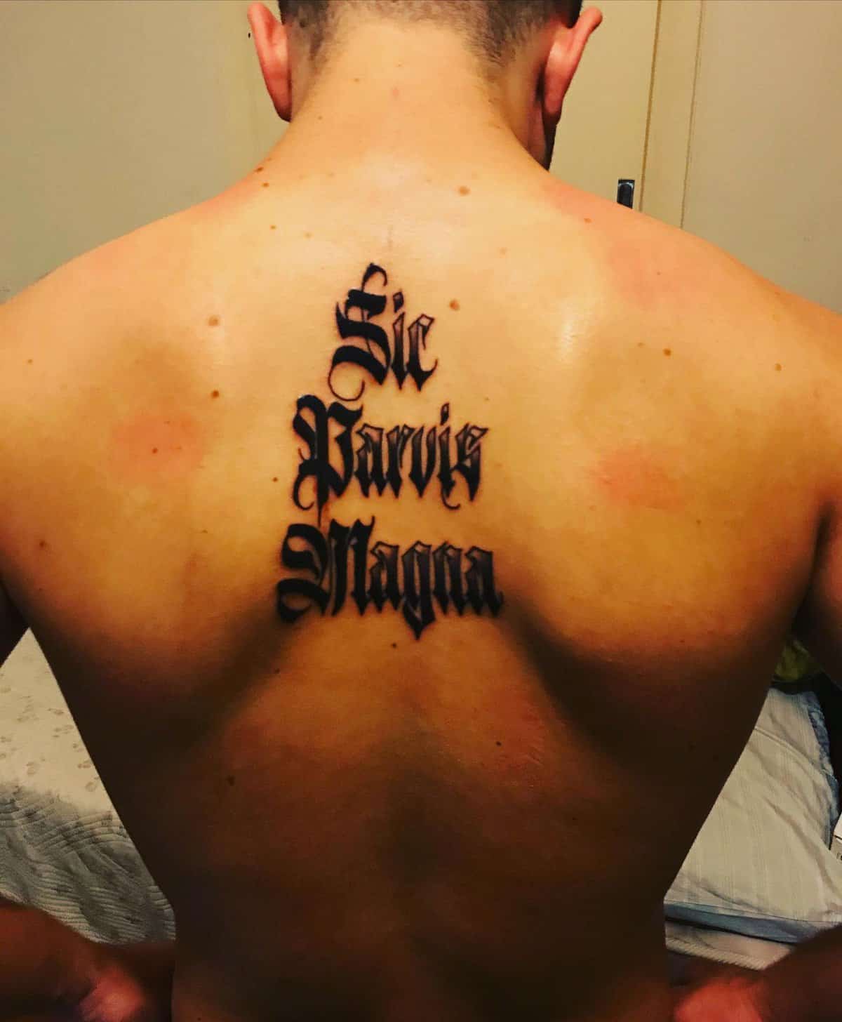 Sic parvis magna – wzory tatuażu (4)